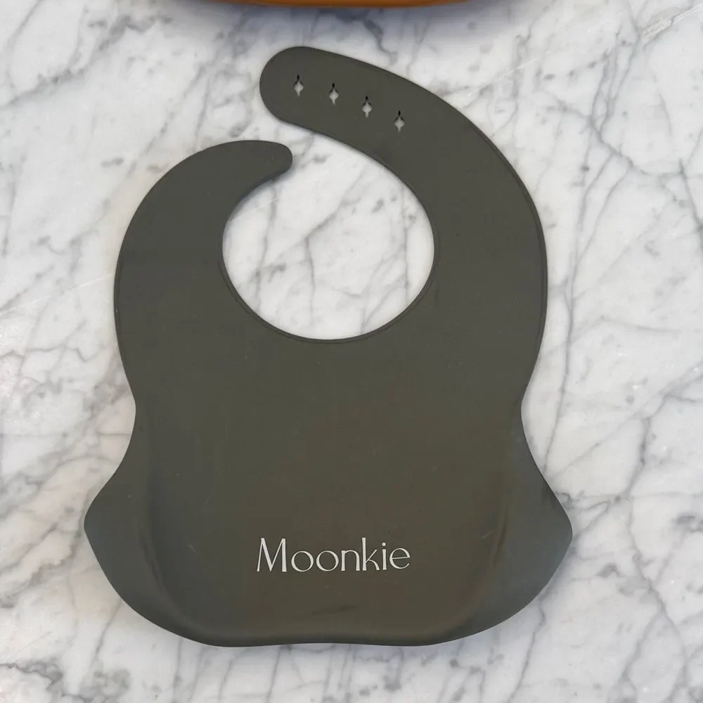 Moonkie Silicone Baby Bibs Set Bundle